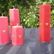 Goud Hartje set van 3stuks €8.50. Vierkant 18 cm € 4,00